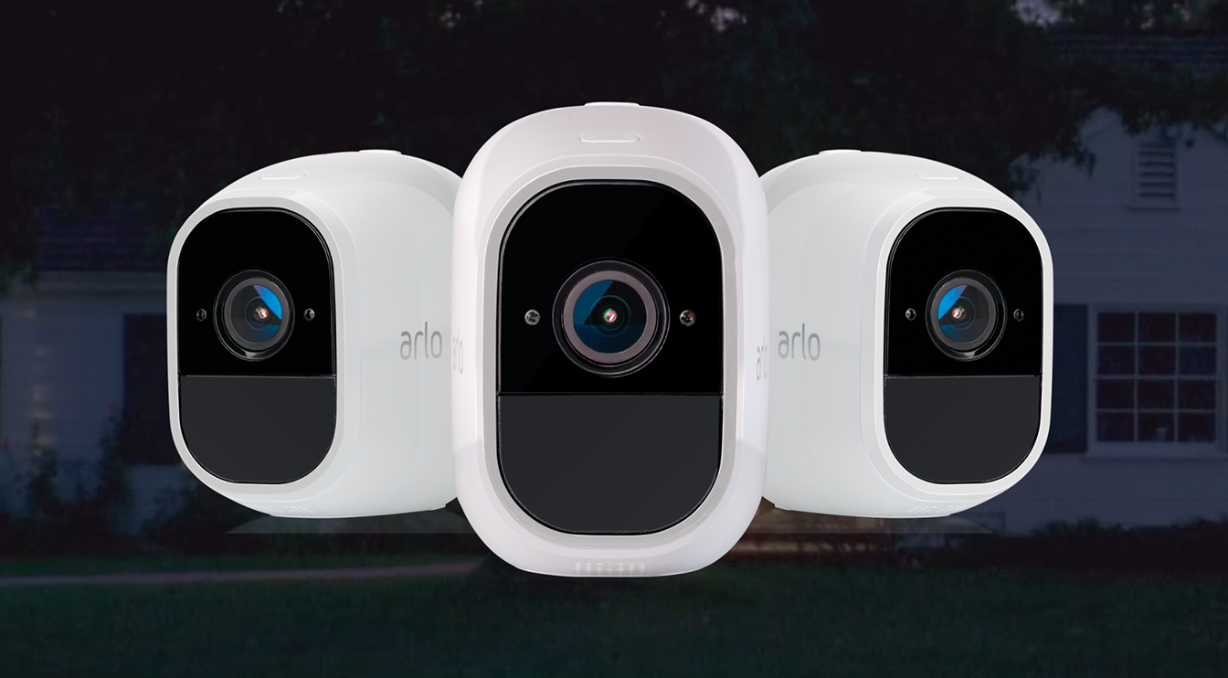 Arlo pro  security cameras by Netgear provide protection for your home