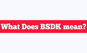BSDK Full Form : Meaning and Definition in Chats