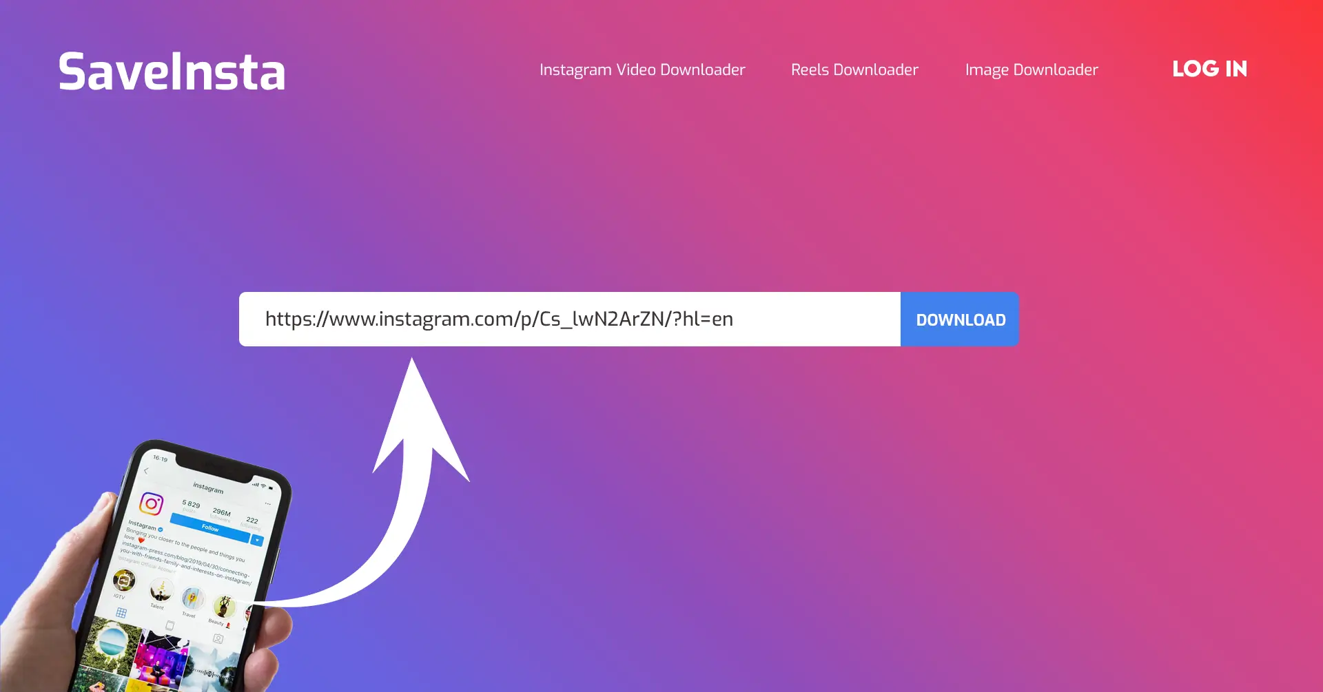 SaveInsta :Download Instagram Video, Photo, Reels, Story, IGTV |