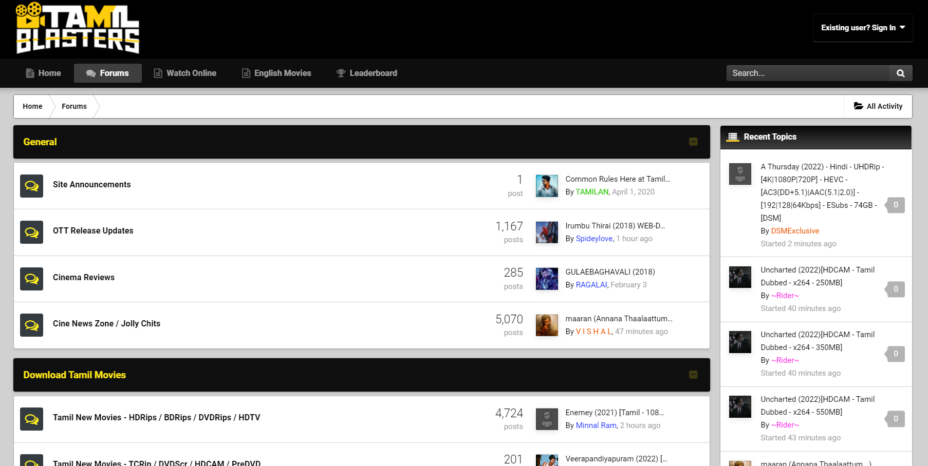 Tamilblasters 2022: New link of Tamilblasters 2022 Download latest Tamil Movies
