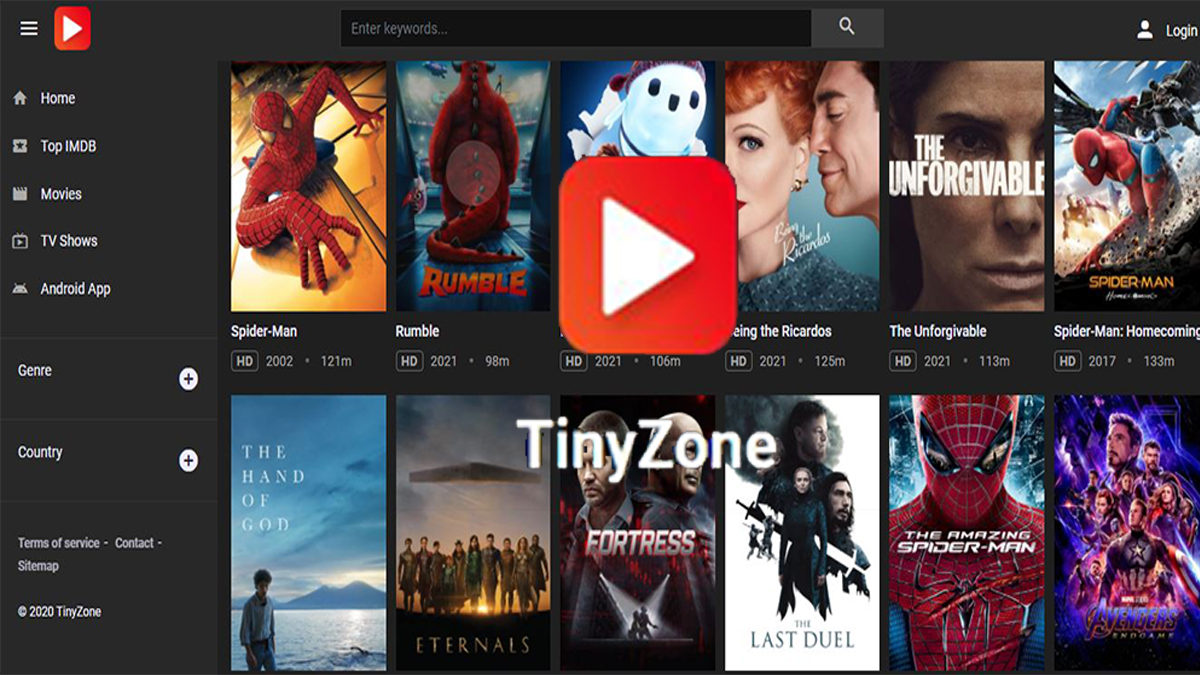 TinyZone: Watch Free Movies Online In 2022