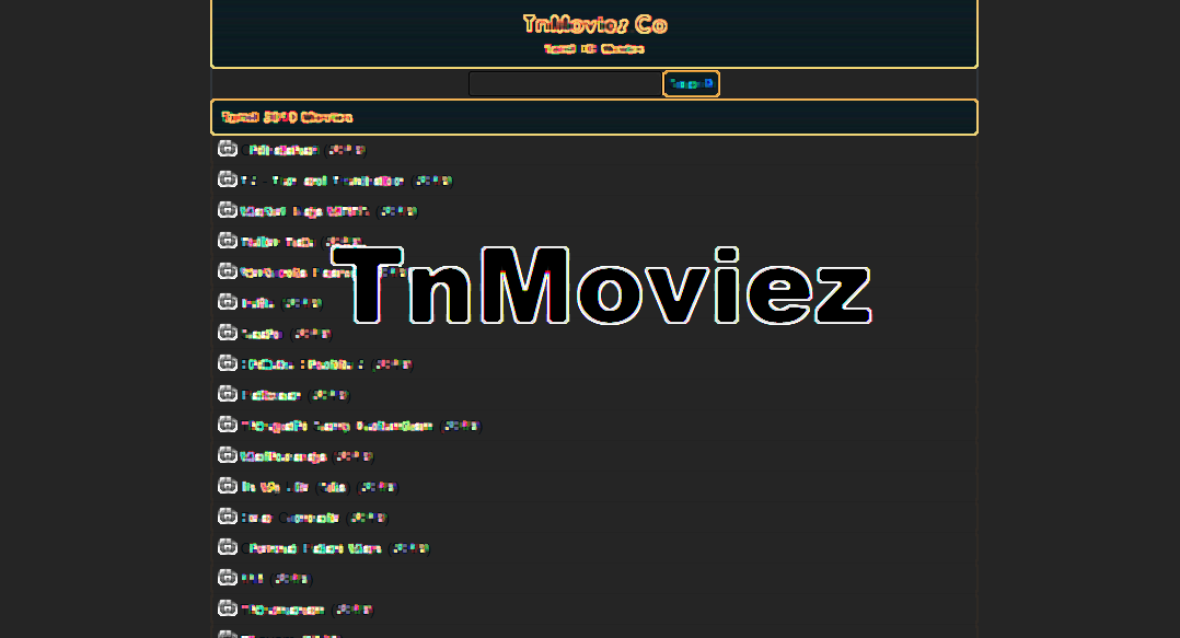 TnMoviez 2022 –Best Quality Download TnMoviez HD Tamil Movies, Latest TnMoviez Movies News at Tn Moviez in